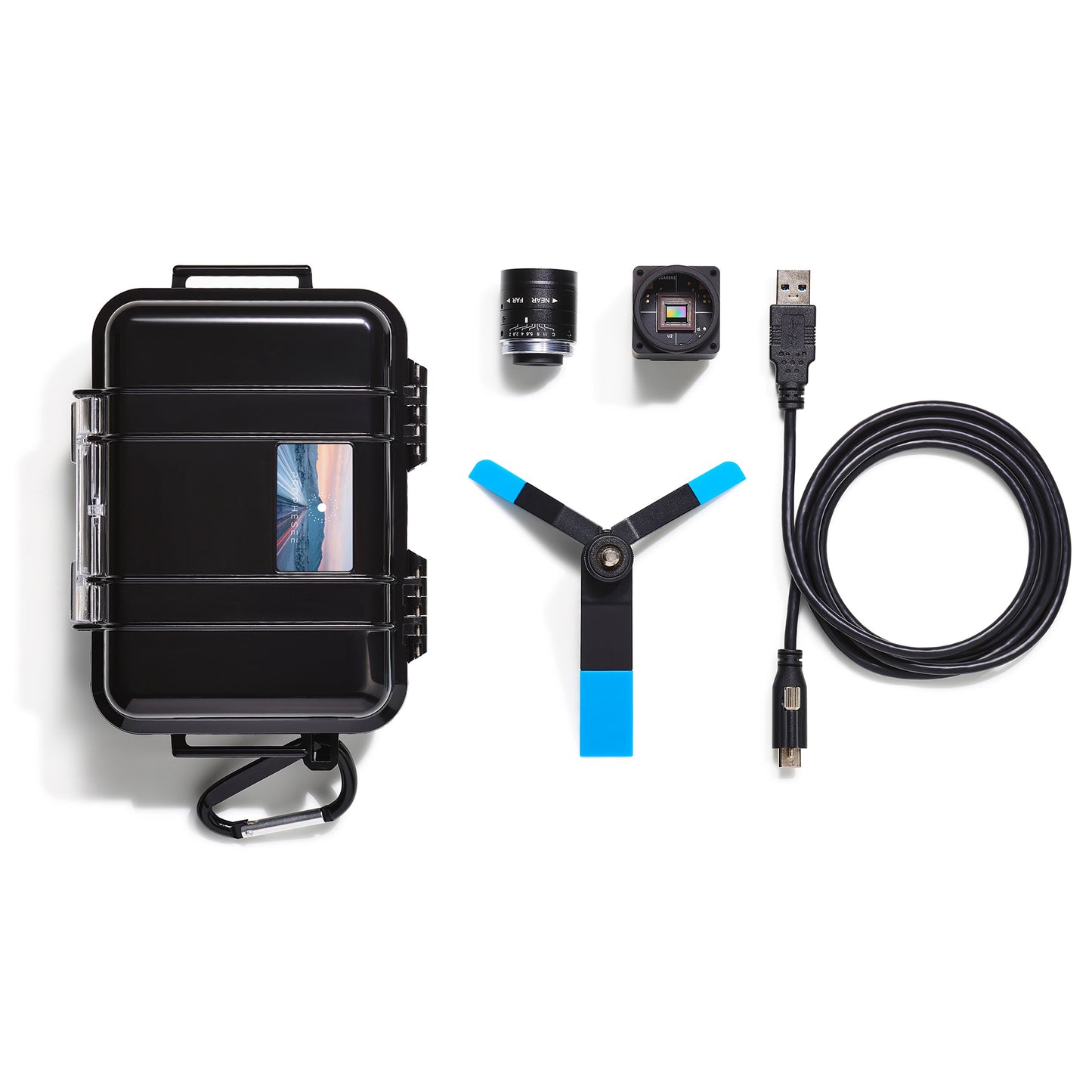 Prophesee's Event-Based vision Evaluation Kit 4 HD all parts